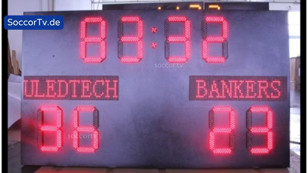 digitale anzeigetafel fussball